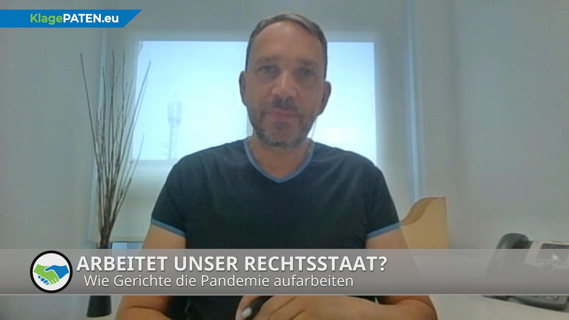 Klagepaten TV #3: Ralf Ludwig zum Thema: funktioniert der Rechtsstaat noch?