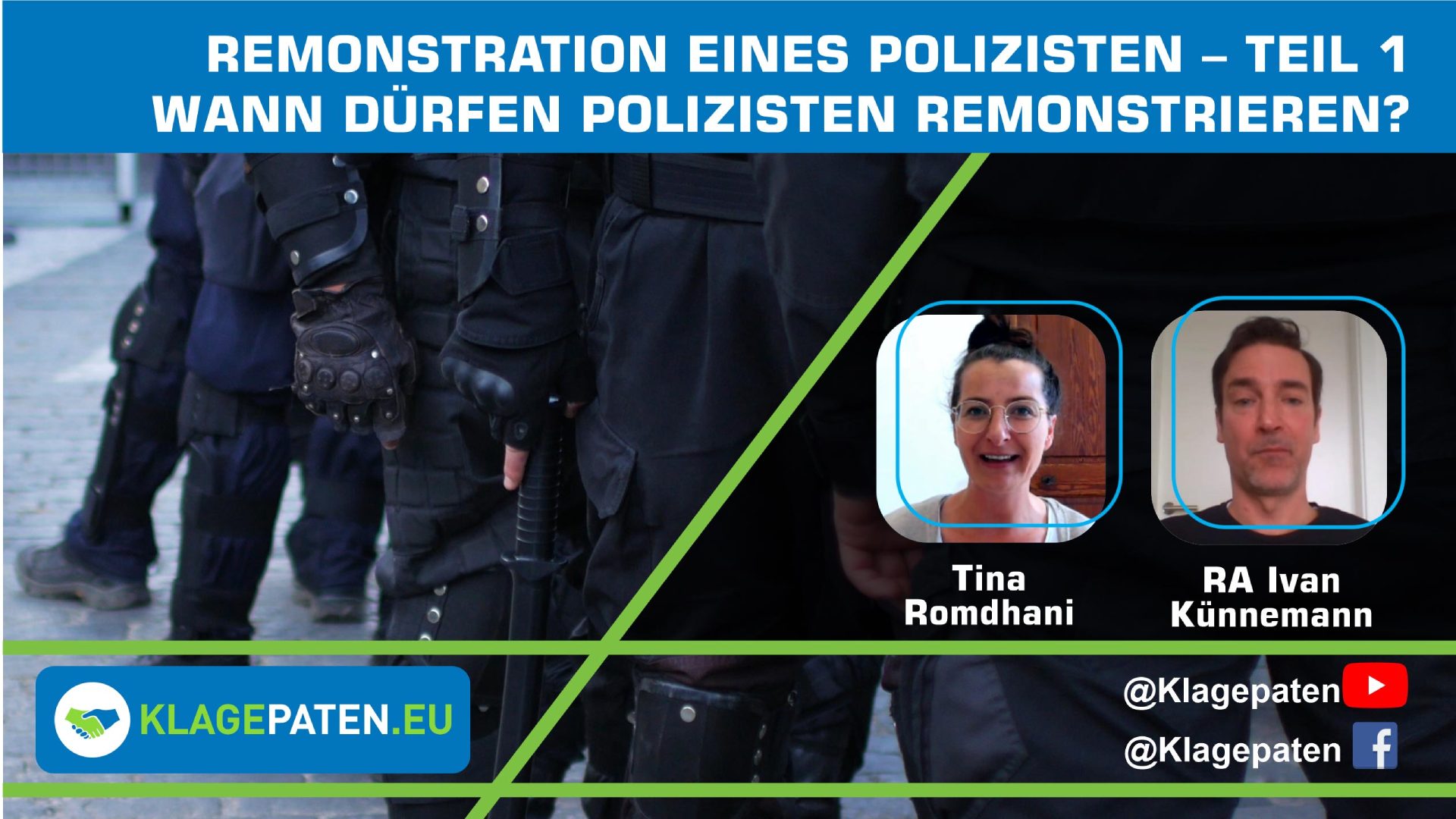 Remonstration eines Polizisten Teil 1 RA Ivan Künnemann im Gespräch  KPTV 44