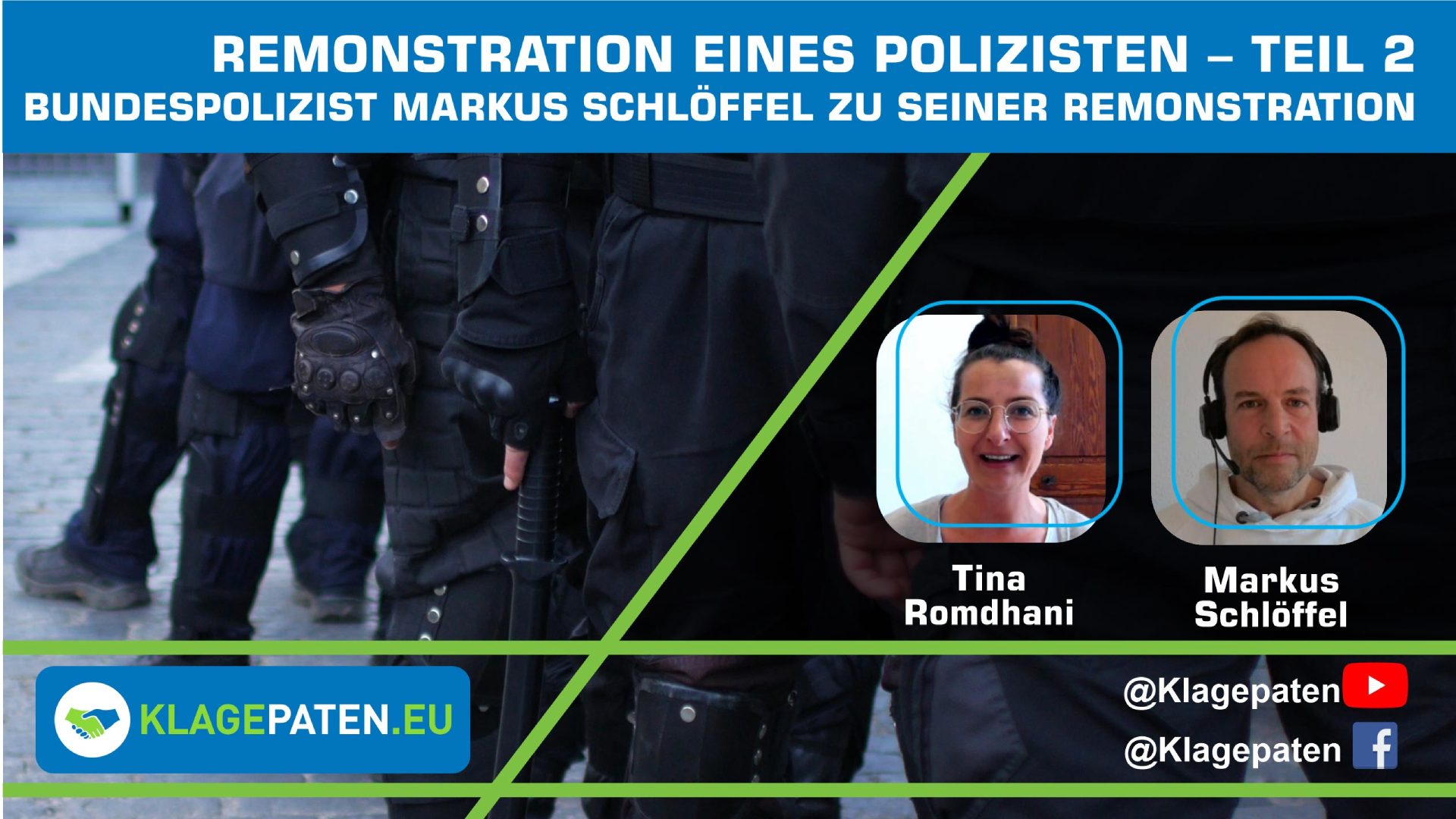 Remonstration eines Polizisten Teil 2 Bundespolizist Markus Schlöffel zu seinem Fall KPTV 45