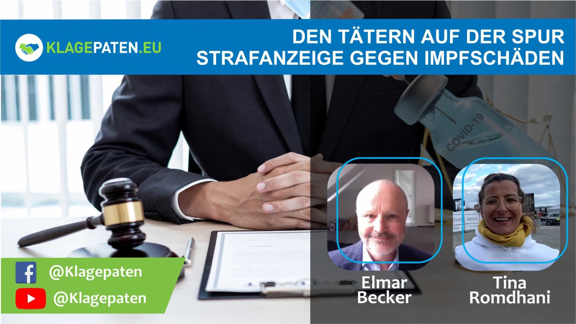 Strafanzeige gegen Impfschäden – Den Tätern auf der Spur – Interview mit RA Elmar Becker