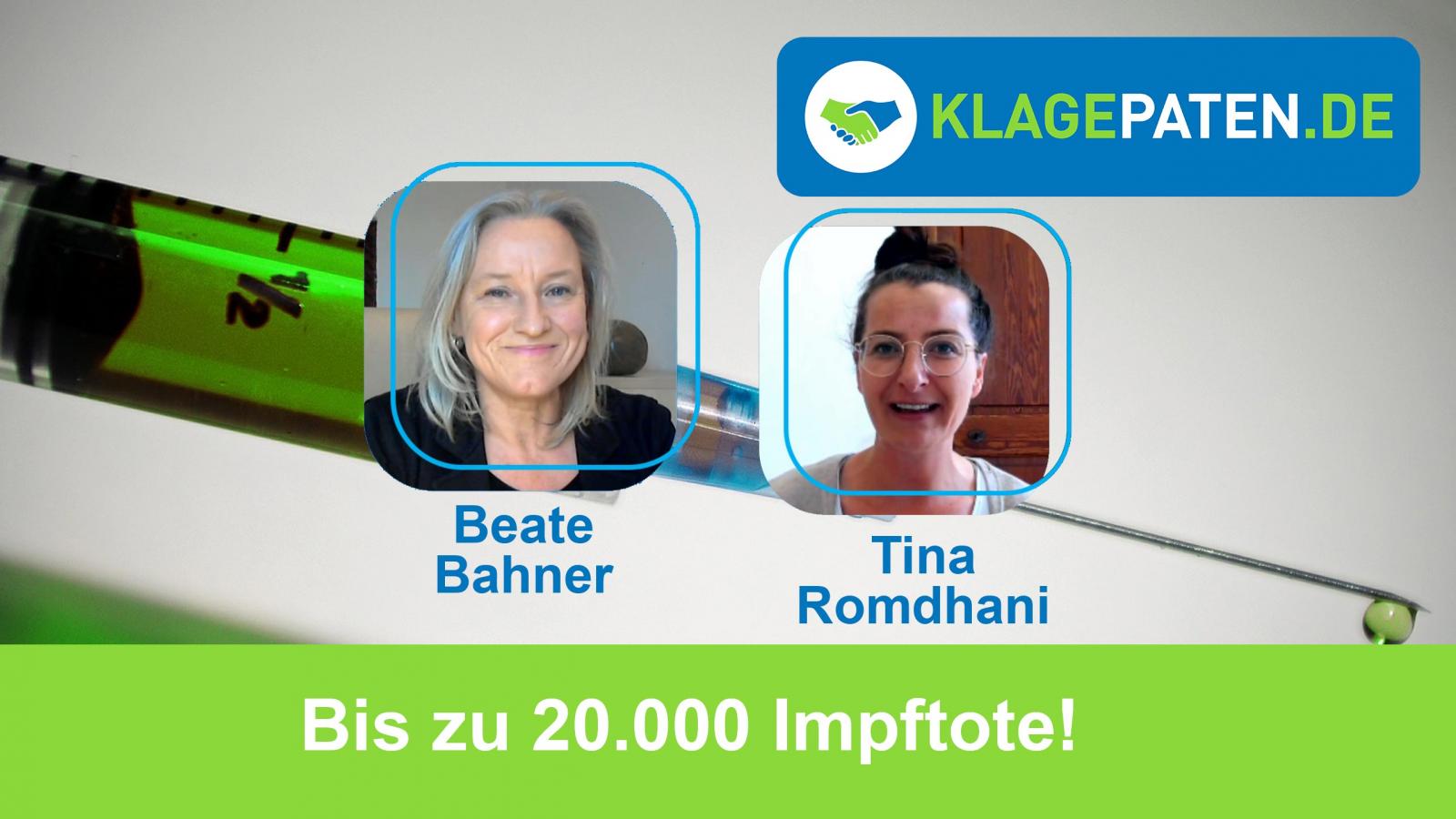 🔴 Laut Dunkelziffer bis zu 20.000 Impftote – Beate Bahner klärt auf KPTV#67