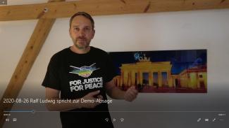 Eilmeldung: erste Stellungnahme von Ralf Ludwig zum Verbot der Demo