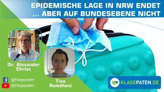 ? Epidemische Lage endet in NRW … aber auf Bundesebene nicht KPTV #64